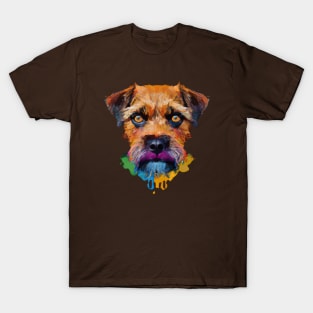 Cute Border Terrier Dog T-Shirt